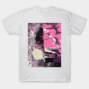 Purple and Pink Abstract T-Shirt